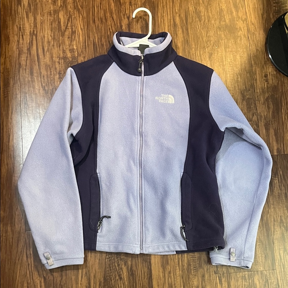 The North Face Purple and Black Fleece Jacket